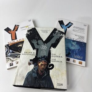 Y: the Last Man-The Deluxe Hard Cover Edition #1 #3 & #4 (3/4 = PB) DC Comics